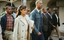 Diane Nash (Tessa Thompson) and James Bevel (Common)